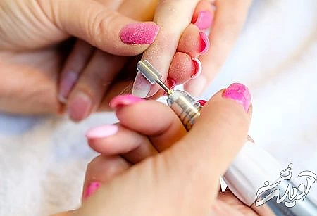 فرنچ پینک ناخن, پودر کاشت ناخن, کاشت ناخن